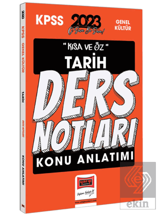 Yargı Yayınları 2023 KPSS Kısa ve Öz Tarih Konu An