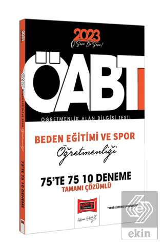 Yargı Yayınları 2023 KPSS ÖABT Beden Eğitimi ve Sp