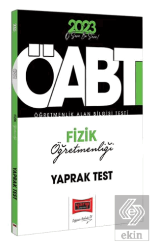 Yargı Yayınları 2023 KPSS ÖABT Fizik Öğretmenliği