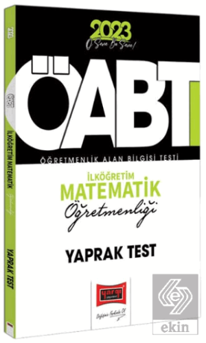 Yargı Yayınları 2023 KPSS ÖABT İlköğretim Matemati