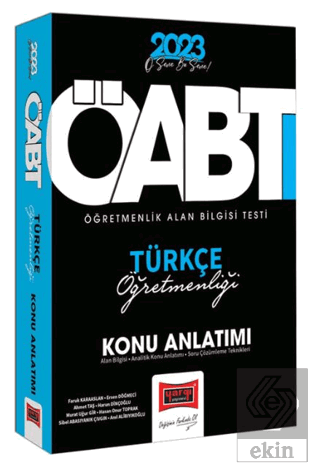 Yargı Yayınları 2023 KPSS ÖABT Türkçe Öğretmenliği