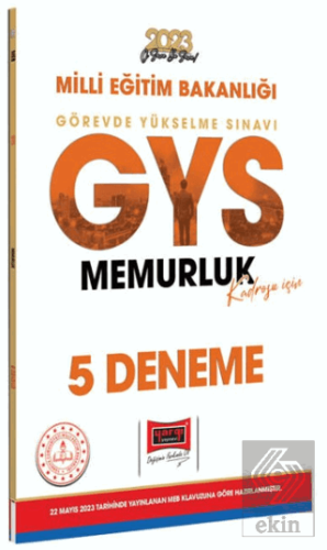 Yargı Yayınları 2023 Milli Eğitim Bakanlığı GYS Me