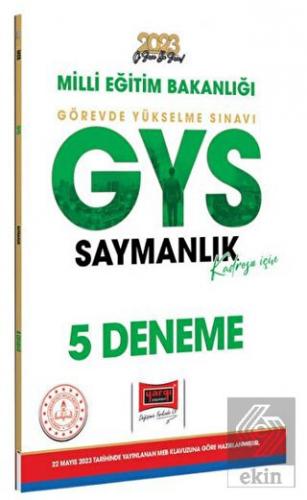 Yargı Yayınları 2023 Milli Eğitim Bakanlığı GYS Sa