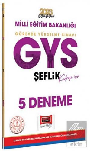 Yargı Yayınları 2023 Milli Eğitim Bakanlığı GYS Şe