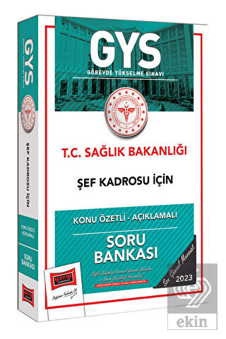 Yargı Yayınları 2023 Sağlık Bakanlığı Şef Kadrosu