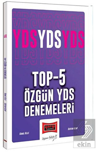 Yargı Yayınları 2023 YDS Top-5 Özgün YDS Denemeler