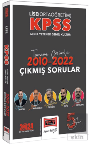 Yargı Yayınları 2024 KPSS GY-GK Lise (Ortaöğretim)