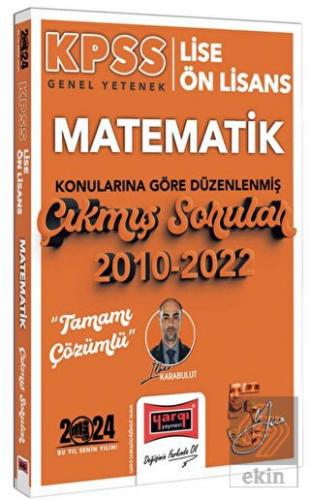 Yargı Yayınları 2024 KPSS Lise Ön Lisans Genel Yet