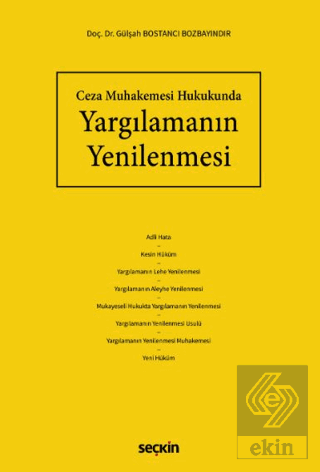 Yargılamanın Yenilenmesi