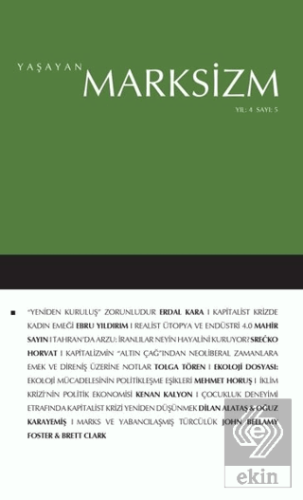 Yaşayan Marksizm Yıl 4 Sayı: 5