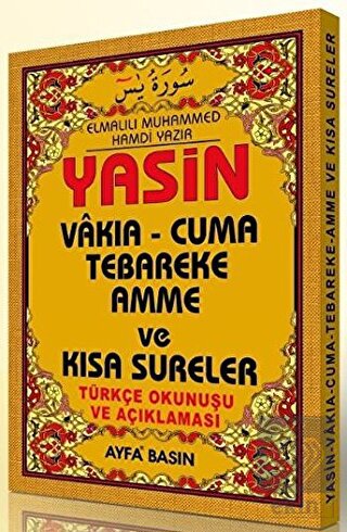Yasin (Çanta Boy-Üçlü) (Ayfa043)