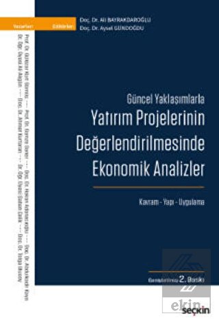 Yatırım Projelerinin Değer.Ekonomik Analiz.
