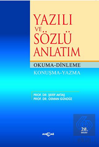 Yazılı ve Sözlü Anlatım