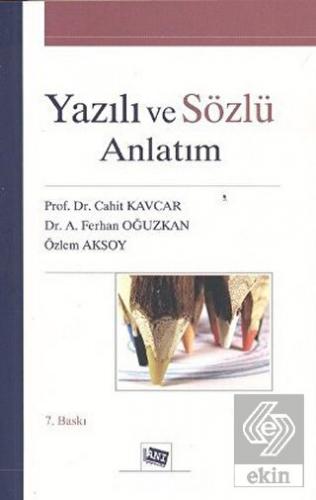 Yazılı ve Sözlü Anlatım