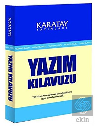 Yazım Kılavuzu