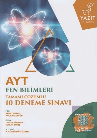 AYT Fen Bilimleri Tamamı Çözümlü 10 Deneme Sınavı