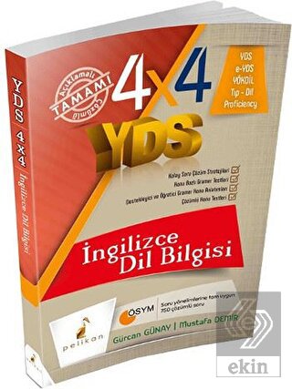 YDS 4x4 İngilizce Dil Bilgisi