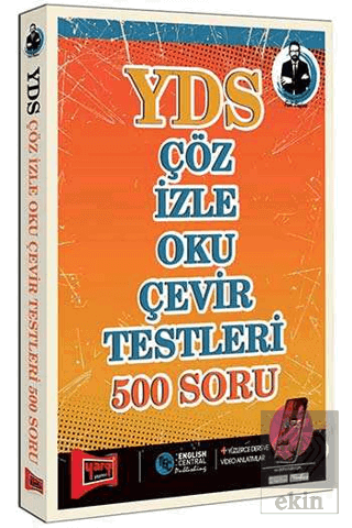 YDS Çöz İzle Oku Çevir Testleri 500 Soru