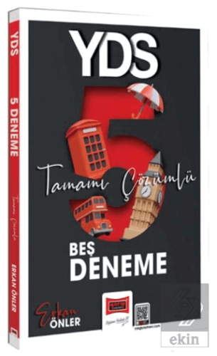 YDS Tamamı Çözümlü 5 Deneme Erkan Önler Yargı Yayınevi Satın Al - ekin