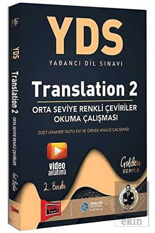 YDS Translation 2 Orta Seviye Renkli Çeviriler Oku