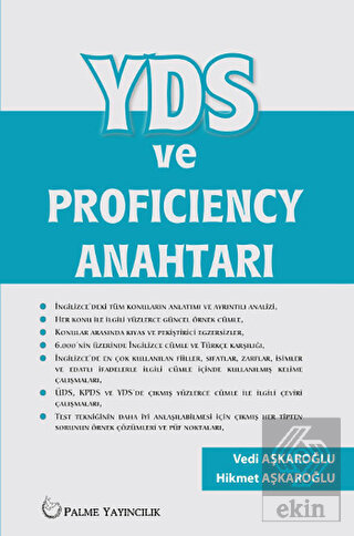 YDS ve Proficiency Anahtarı