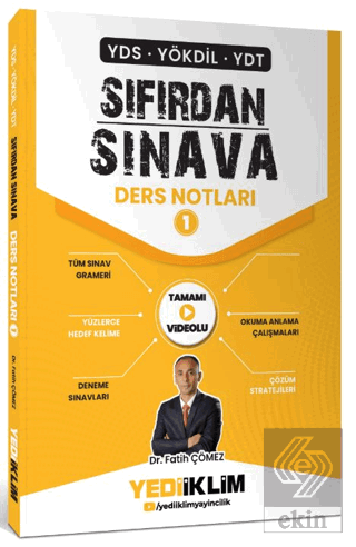 YDS YÖKDİL YDT Sıfırdan Sınava Tamamı Videolu Ders Notları 1. Kitap Fa