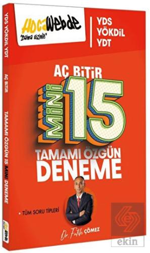 YDS YÖKDİL YKSDİL Aç Bitir Mini 15 Deneme