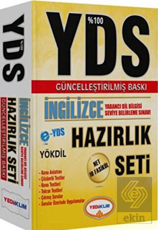 YDS Yüzde 100 İngilizce Hazırlık Seti