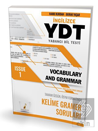 YDT İngilizce Vocabulary and Grammar Issue 1