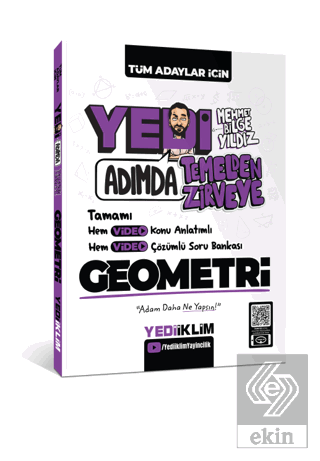 Yedi Adımda Temelden Zirveye Geometri Video Konu A