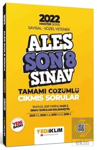 Yediiklim 2022 ALES Sayısal Sözel Yetenek Son 8 Sı