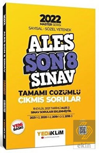 Yediiklim 2022 ALES Sayısal Sözel Yetenek Son 8 Sı