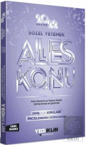 Yediiklim 2022 ALES Sözel Yetenek Master Serisi K