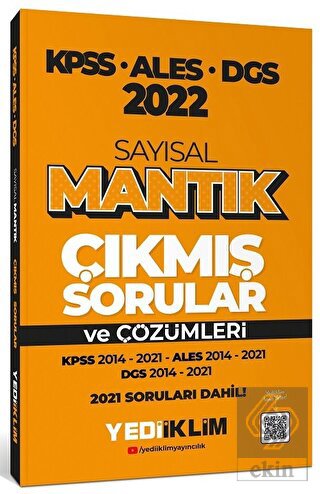 Yediiklim 2022 KPSS ALES DGS Sayısal Mantık Tamamı