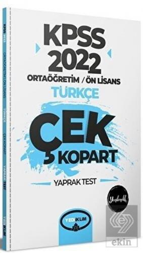 Yediiklim 2022 KPSS Ön Lisans Genel Yetenek Türkçe