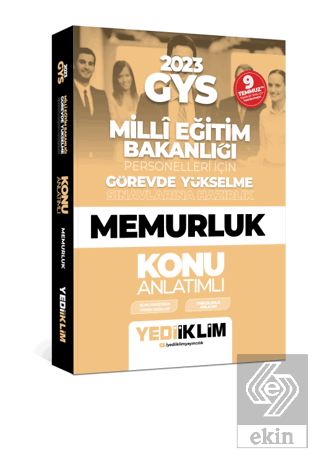 Yediiklim 2023 GYS Milli Eğitim Bakanlığı Görevde