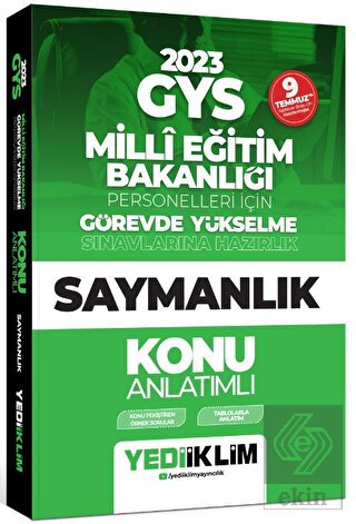 Yediiklim KPSS 2023 GYS Milli Eğitim Bakanlığı Per