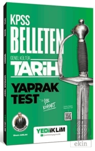 Yediiklim KPSS Genel Kültür Belleten Tarih Çek Kop