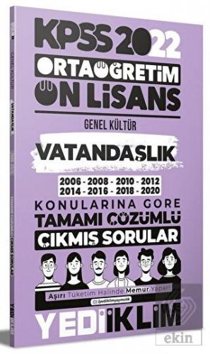 Yediiklim Yayınları 2022 KPSS Ön Lisans Genel Kült