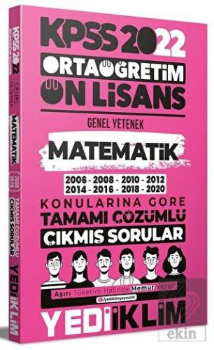 Yediiklim Yayınları 2022 KPSS Ön Lisans Genel Yete