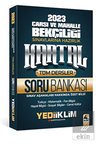 Yediiklim Yayınları 2023 Çarşı ve Mahalle Bekçiliğ