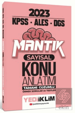 Yediiklim Yayınları 2023 KPSS ALES DGS Sayısal Man