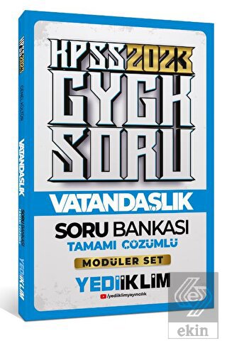 Yediiklim Yayınları 2023 KPSS Genel Kültür Vatanda