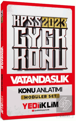 Yediiklim Yayınları 2023 KPSS Genel Kültür Vatanda