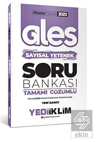 Yediiklim Yayınları 2023 Master Serisi Ales Sayısa