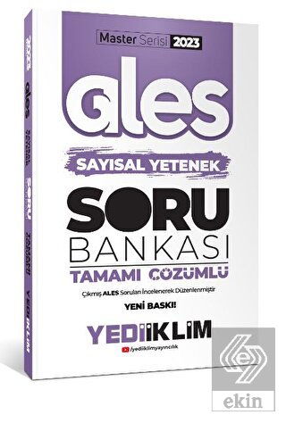 Yediiklim Yayınları 2023 Master Serisi Ales Sayısa