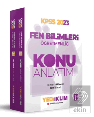 Yediiklim Yayınları 2023 ÖABT Fen Bilimleri Öğretm