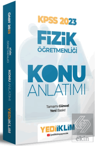 Yediiklim Yayınları 2023 ÖABT Fizik Öğretmenliği K