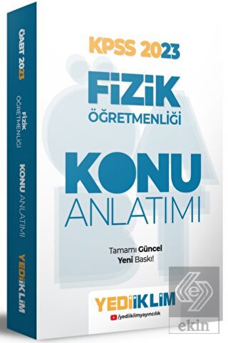 Yediiklim Yayınları 2023 ÖABT Fizik Öğretmenliği K