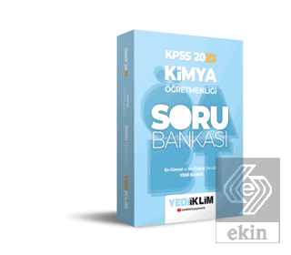 Yediiklim Yayınları 2023 ÖABT Kimya Öğretmenliği S